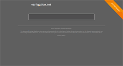 Desktop Screenshot of earlyguitar.net