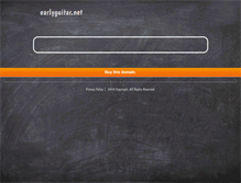 Tablet Screenshot of earlyguitar.net